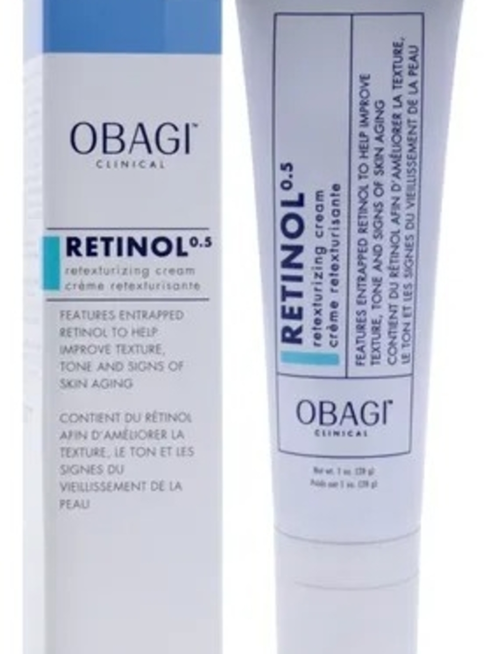 Obagi Clinical Retinol 0.5 Retexturizing Cream 1oz New Sealed